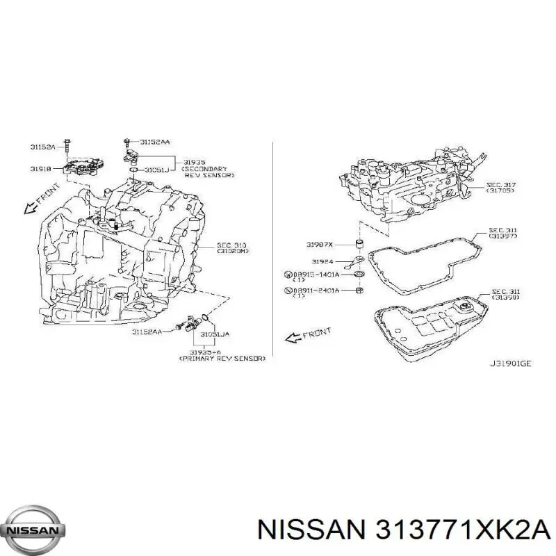  Nissan/Infiniti 313771XK2A цена, от 6.33 USD