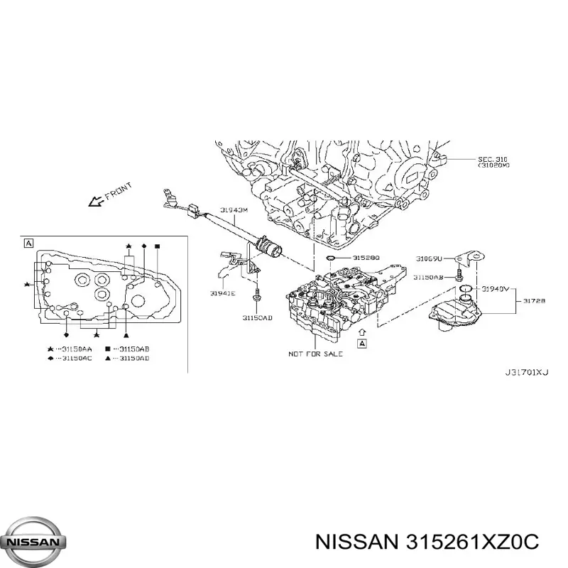  315261XZ0C Nissan