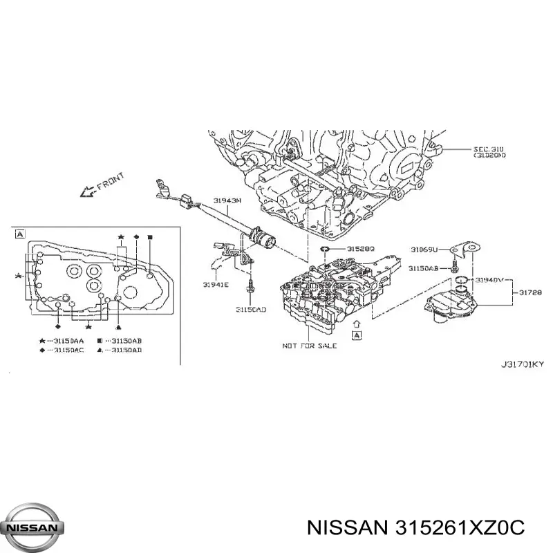  Nissan/Infiniti 315261XZ0C цена, от 2.14 USD