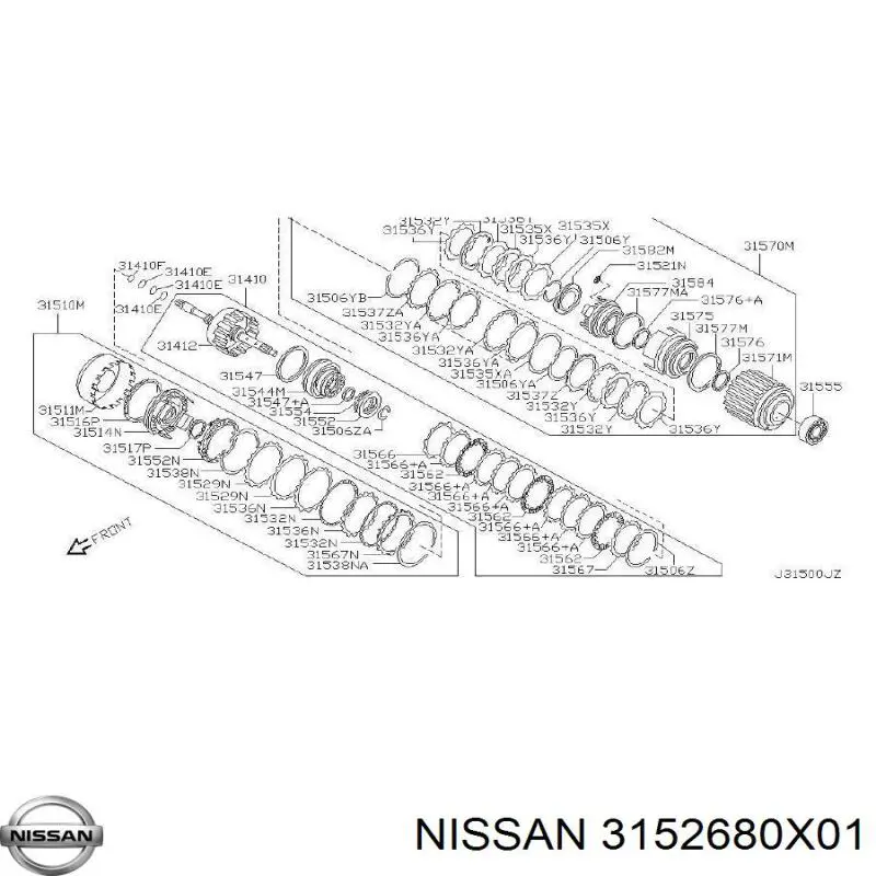  Nissan/Infiniti 3152680X01 цена, от 4.06 USD