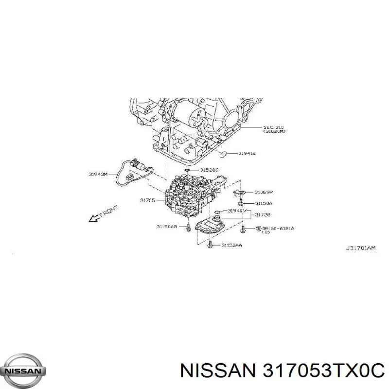 Купить 317053TX0C Nissan/Infiniti 