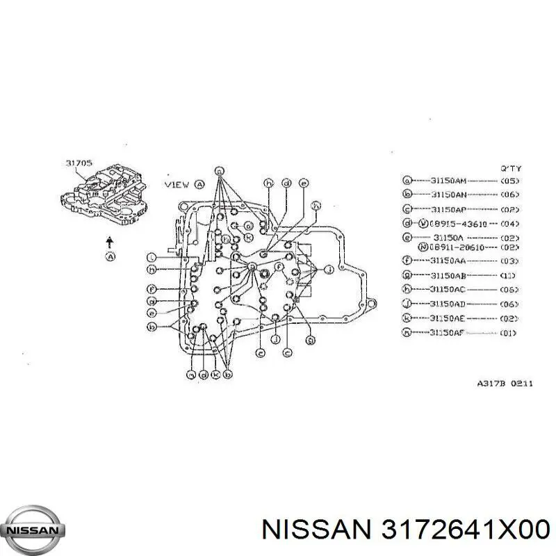  3172641X00 Nissan