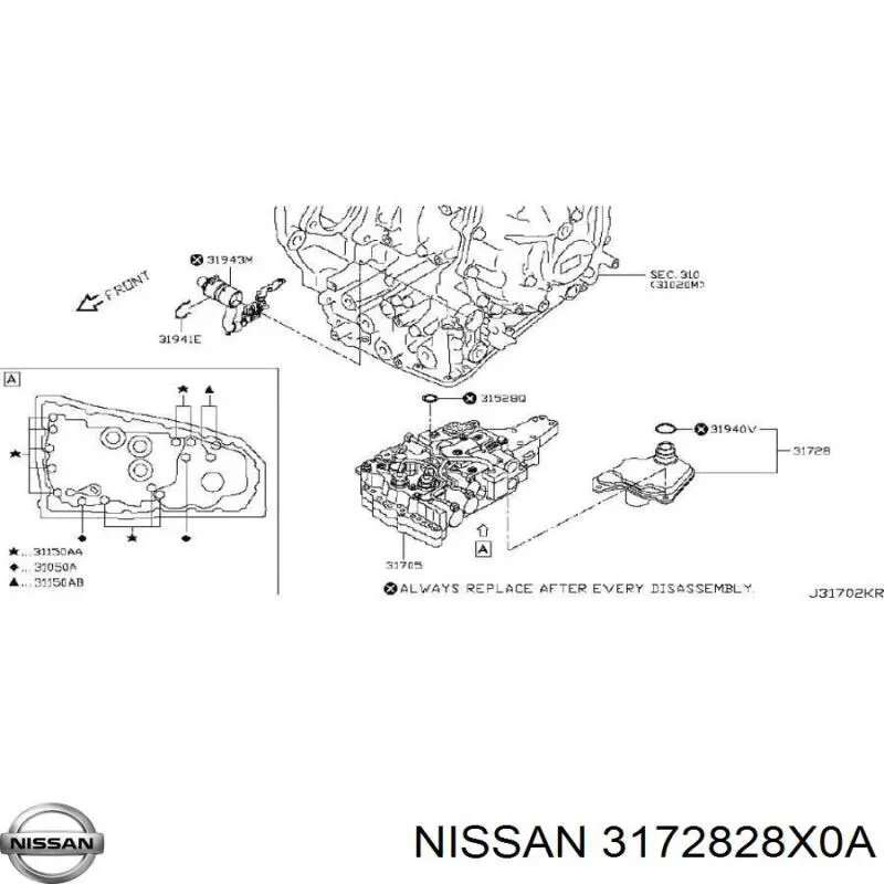 3172828X0A Nissan/Infiniti