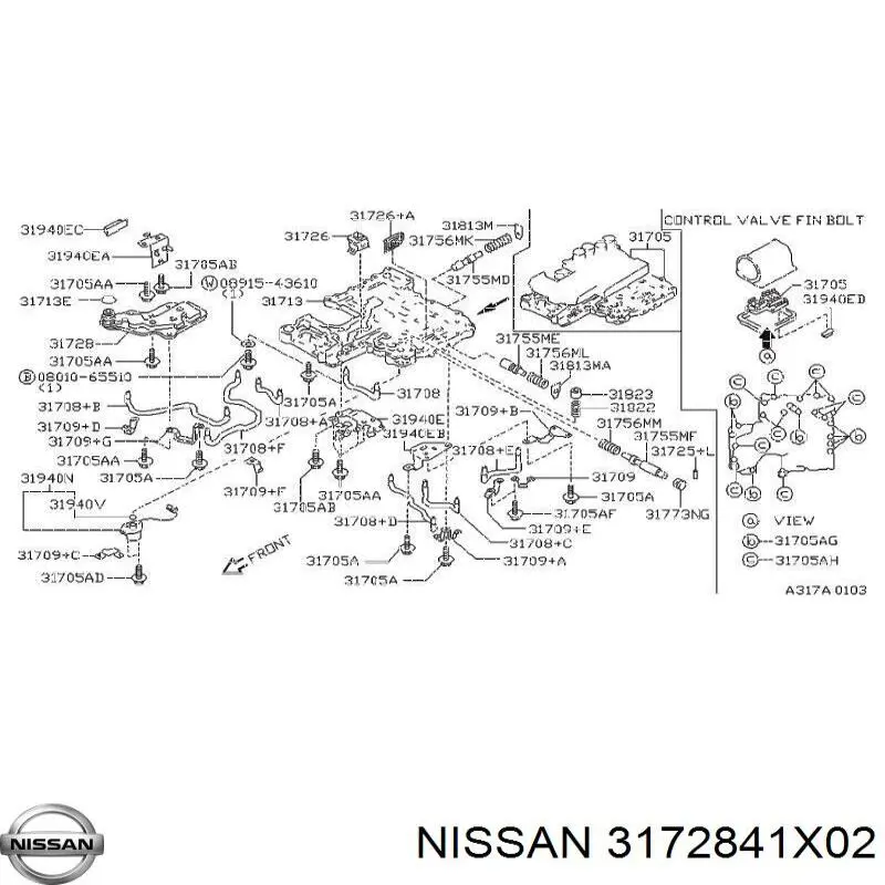 Фильтр коробки автомат Nissan Serena минивэн (C23) (1991 - 2002) цена, от 88.44 USD