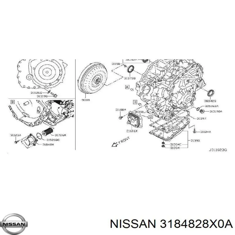  3184828X0A Nissan