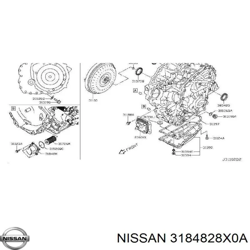 Купить 3184828X0A Nissan/Infiniti 