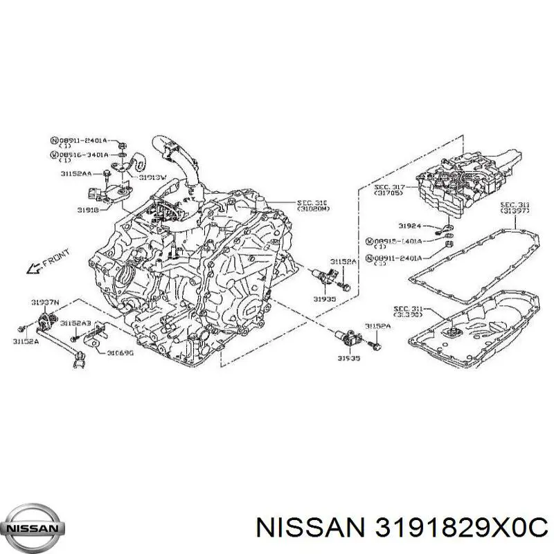 3191829X0C Nissan 