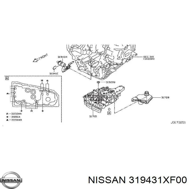  319431XF00 Nissan