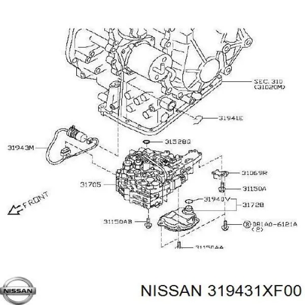 Nissan/Infiniti 319431XF00 цена, от 59.55 USD