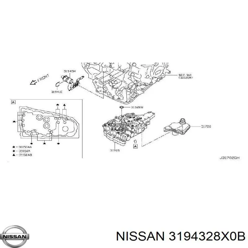 3194328X0B Nissan/Infiniti 