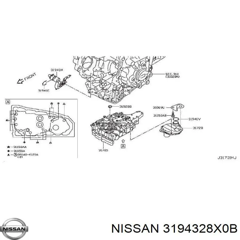  Nissan/Infiniti 3194328X0B цена, от 31.67 USD