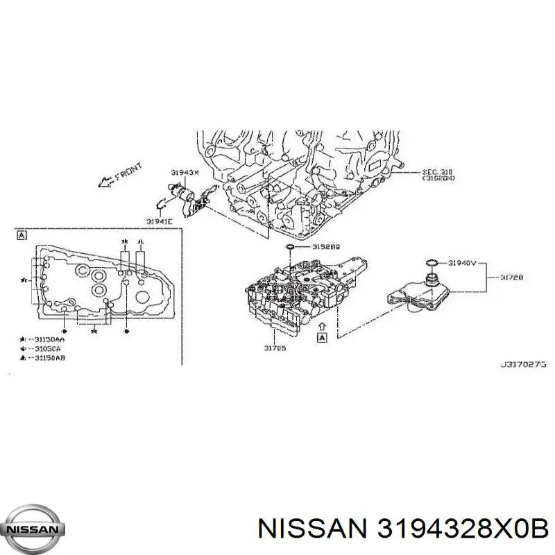 Купить 3194328X0B Nissan/Infiniti 