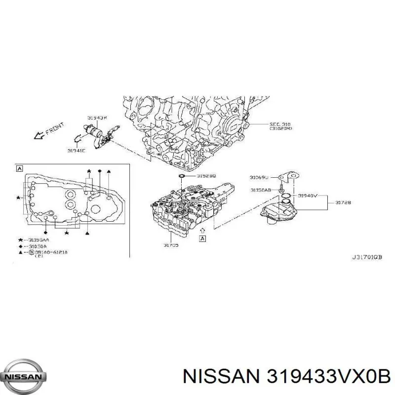  Nissan/Infiniti 319433VX0B цена, от 60.81 USD