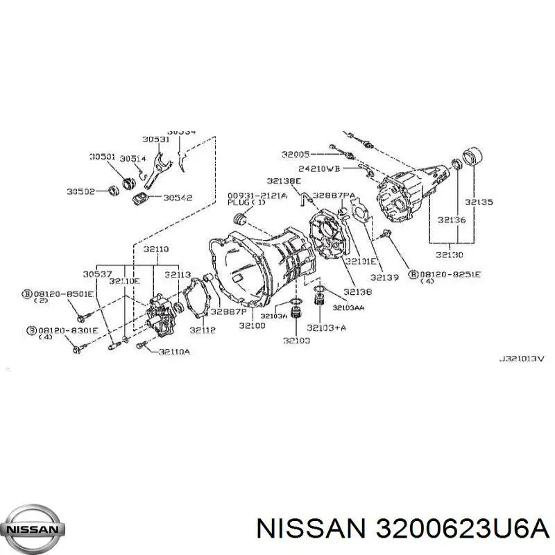  3200623U6A Nissan