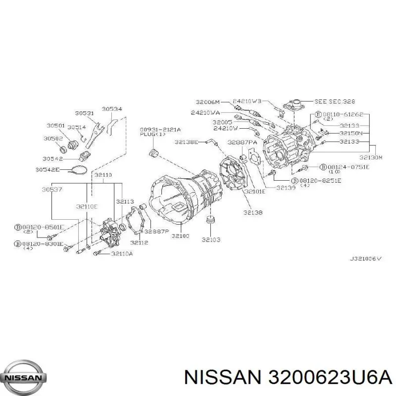 Купить 3200623U6A Nissan/Infiniti Датчик нейтральной передачи