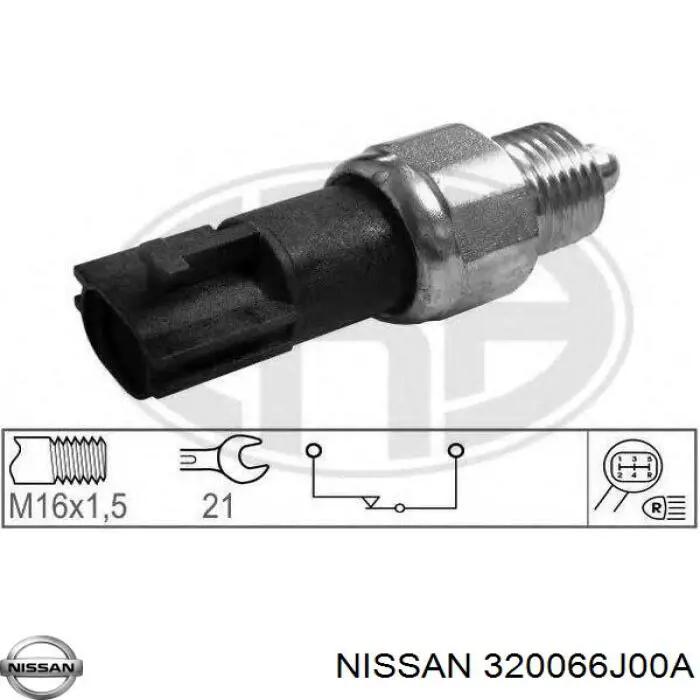 Включатель фонарей заднего хода Nissan/Infiniti 320066J00A цена, от 18.68 USD