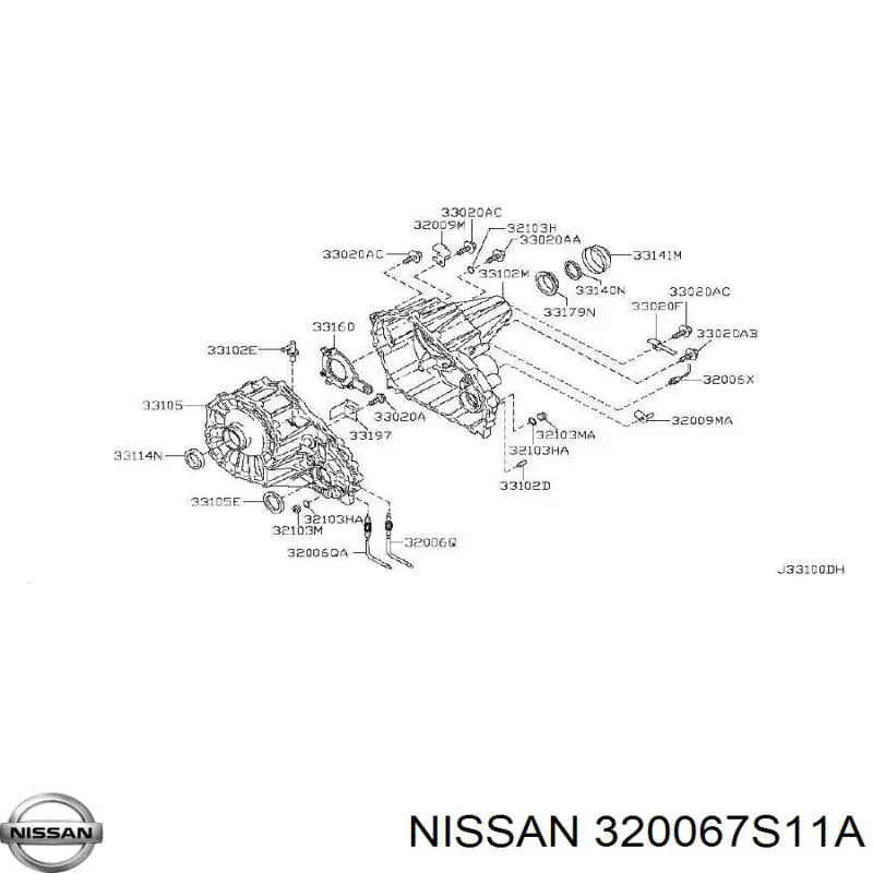Датчик раздаточной коробки включения полного привода Nissan/Infiniti 320067S110 цена, от 17.69 USD