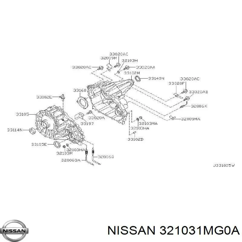 321031MG0A Nissan 