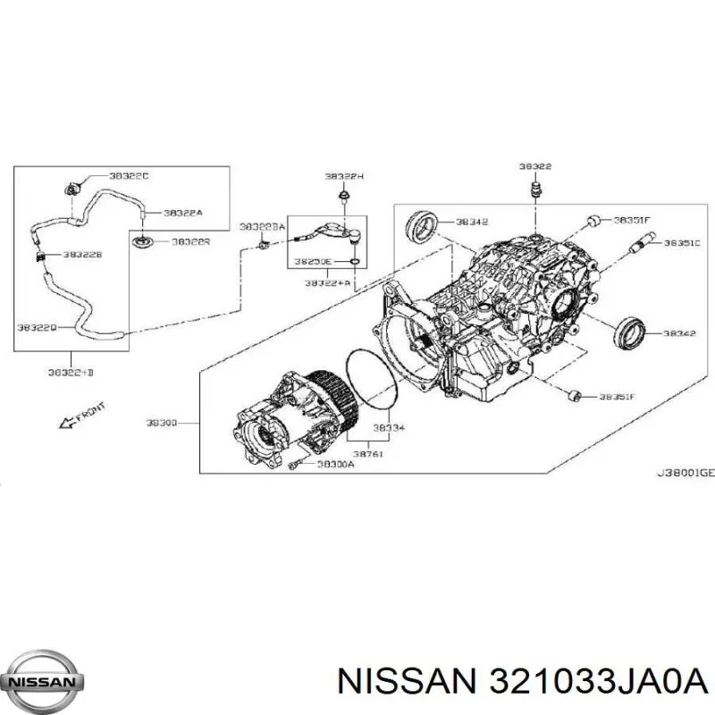 321033JA0A Nissan/Infiniti 