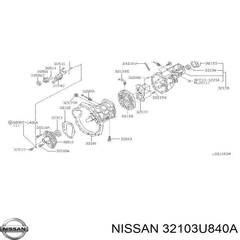 Купить 32103U840A Nissan/Infiniti Пробка поддона двигателя