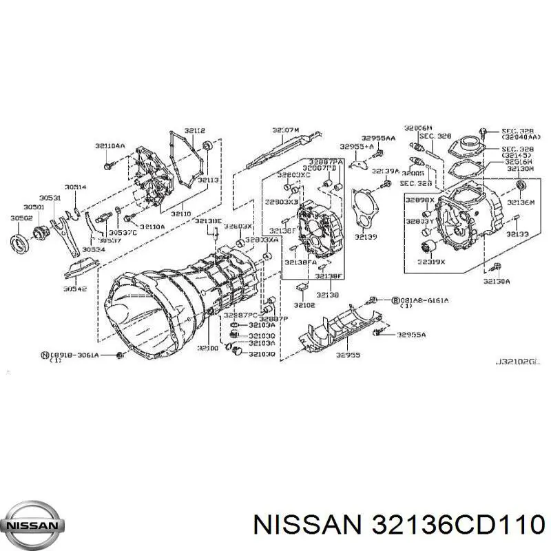  Nissan/Infiniti 32136CD110 цена, от 5.90 USD