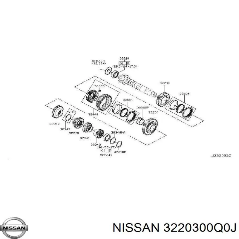 3220300Q0J Nissan/Infiniti 