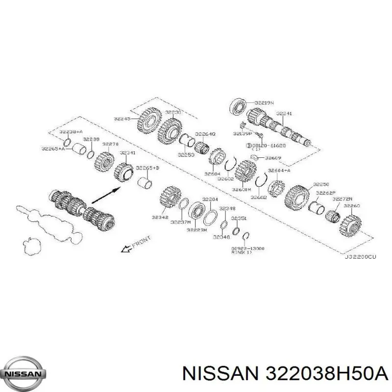  Nissan/Infiniti 322038H50A цена, от 56.50 USD