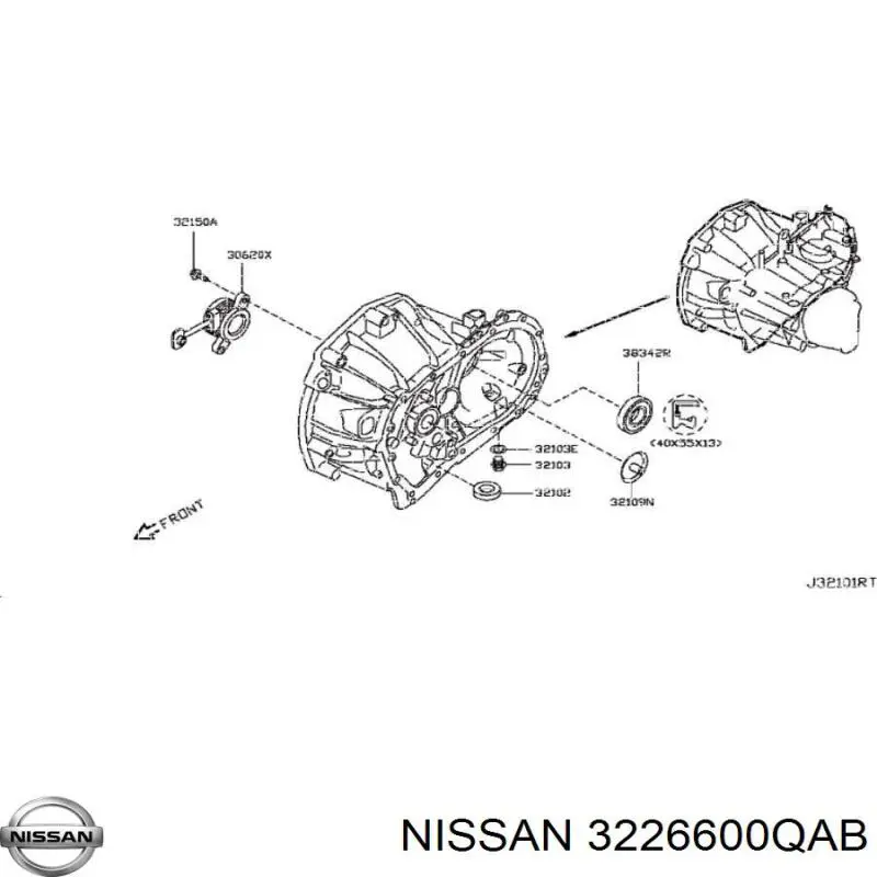  3226600QAB Nissan