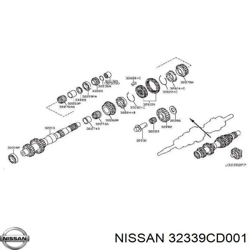  32339CD001 Nissan