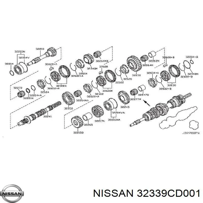  Nissan/Infiniti 32339CD001 цена, от 11.29 USD