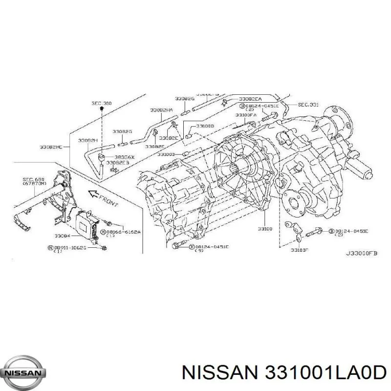  331001LA0A Nissan