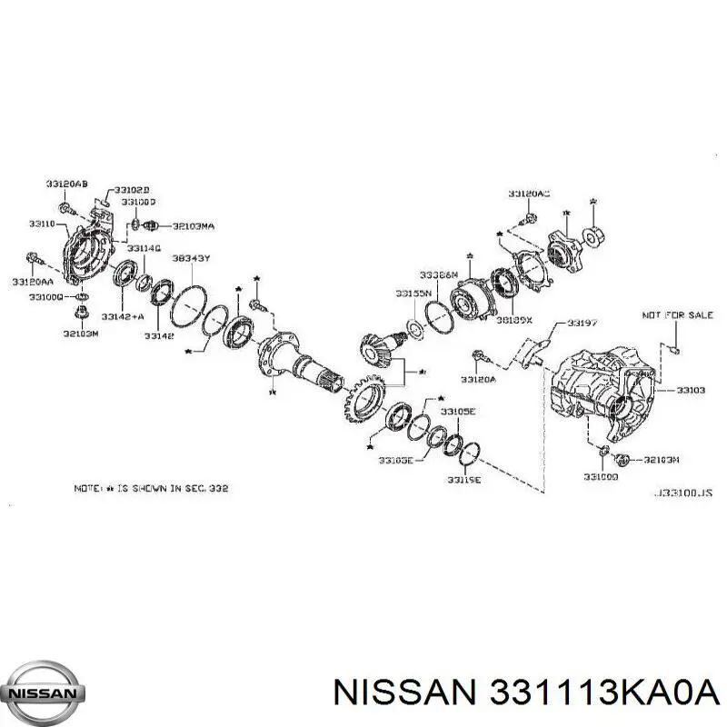 Сальник АКПП/КПП входного вала Nissan/Infiniti 331113KA0A цена, от 3.47 USD