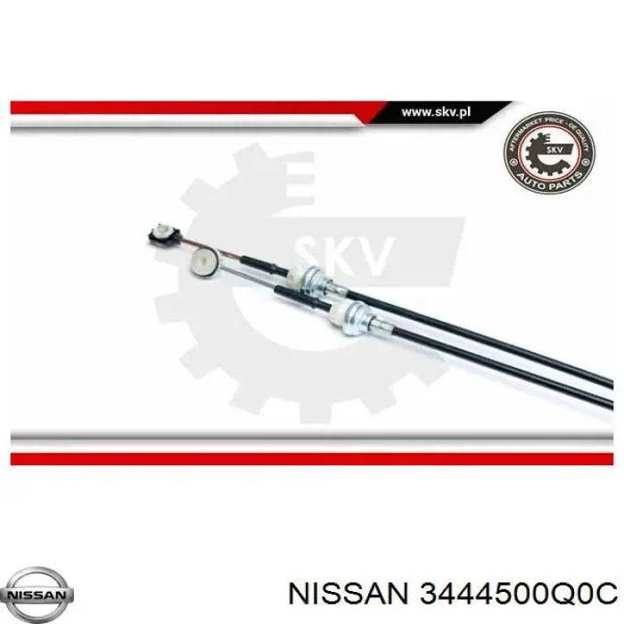 Купить 3444500Q0C Nissan/Infiniti Трос коробки передач