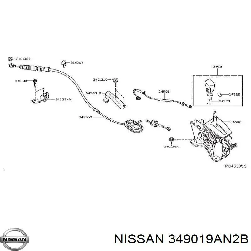  Nissan/Infiniti 349019AN2B цена, от 19.86 USD
