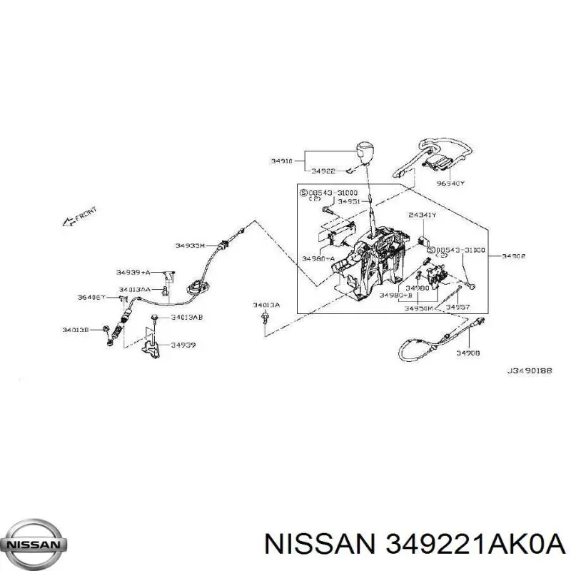 349221AK0A Nissan/Infiniti 