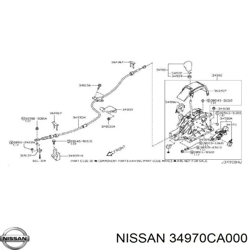  Nissan/Infiniti 34970CA000 цена, от 100.09 USD