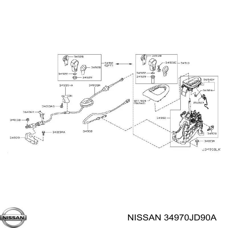 Solenoide da Caixa Automática de Mudança para Nissan Qashqai (J10)