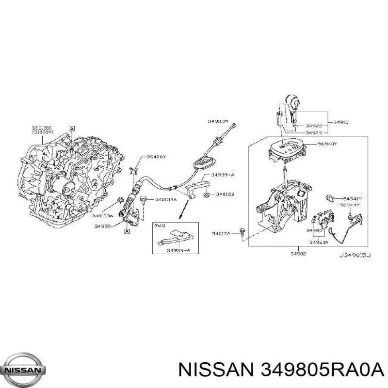 349805RA0A Nissan/Infiniti 