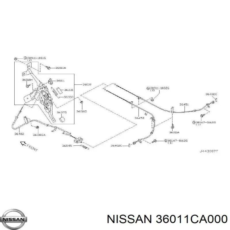  Nissan/Infiniti 36011CA000 цена, от 19.00 USD