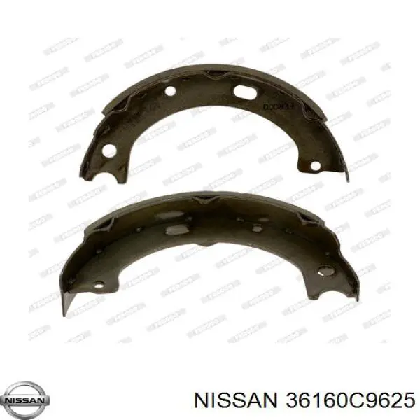 Колодки ручника 36160C9625 Nissan