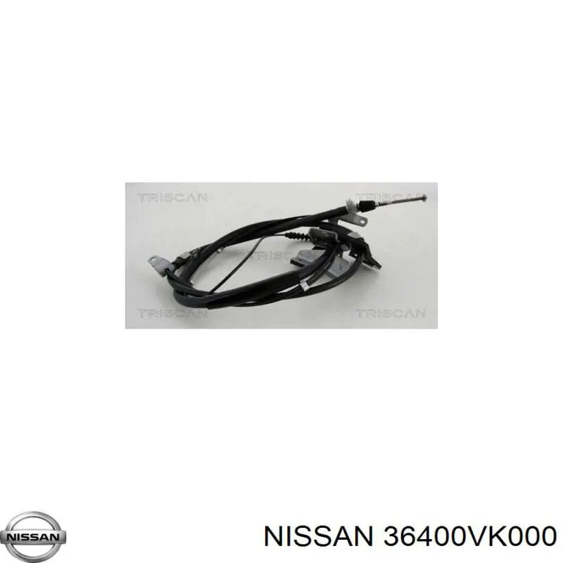 Задний трос ручника Nissan/Infiniti 36400VK000 цена, от 33.79 USD