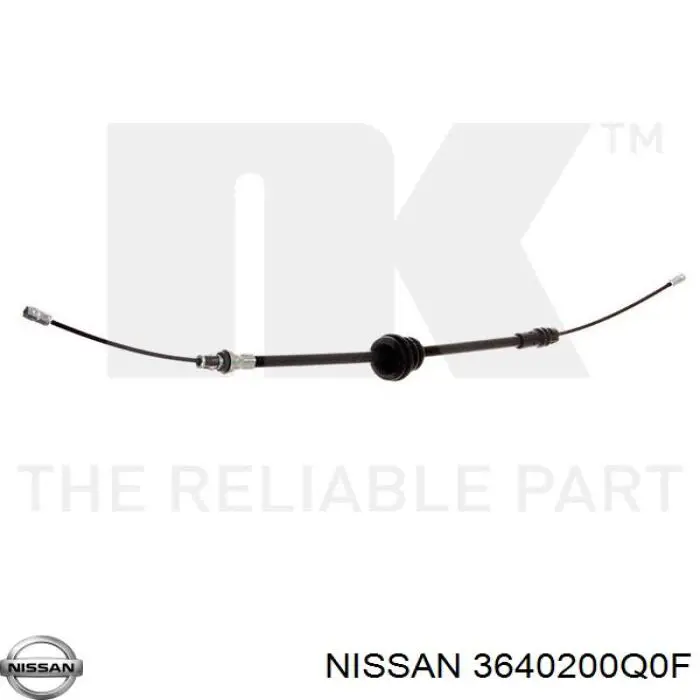 Трос ручного тормоза передний Nissan/Infiniti 3640200Q0F цена, от 6.17 USD