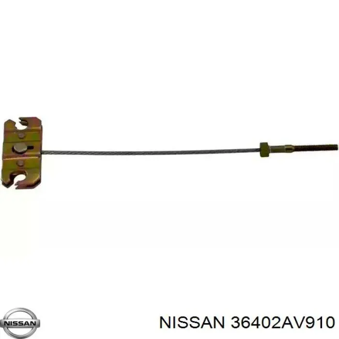 Трос ручного тормоза передний Nissan/Infiniti 36402AV910 цена, от 9.48 USD
