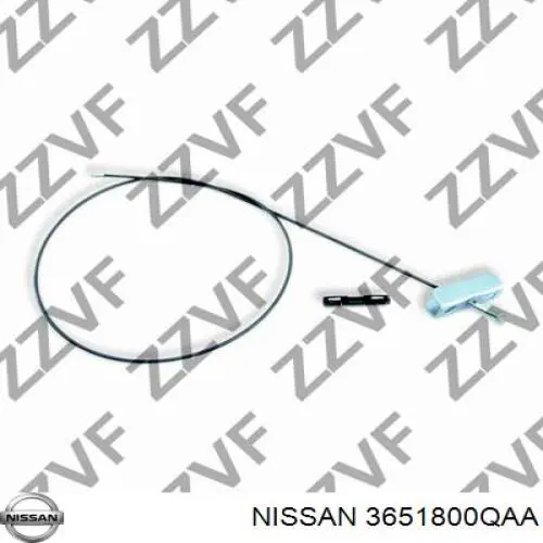 3651800QAA Nissan/Infiniti Трос стояночного тормоза промежуточный