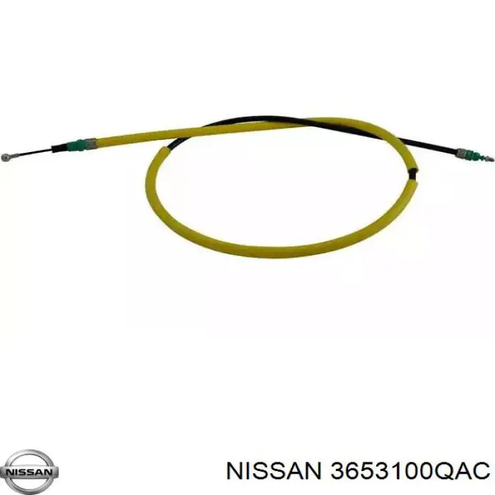 Купить 3653100QAC Nissan/Infiniti Трос стояночного тормоза задний левый