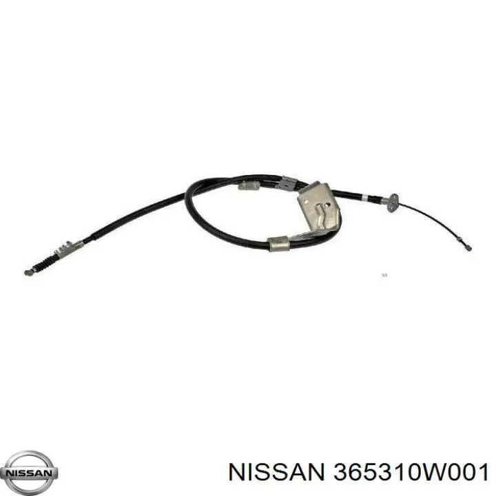 Купить 365310W001 Nissan/Infiniti Трос стояночного тормоза задний левый