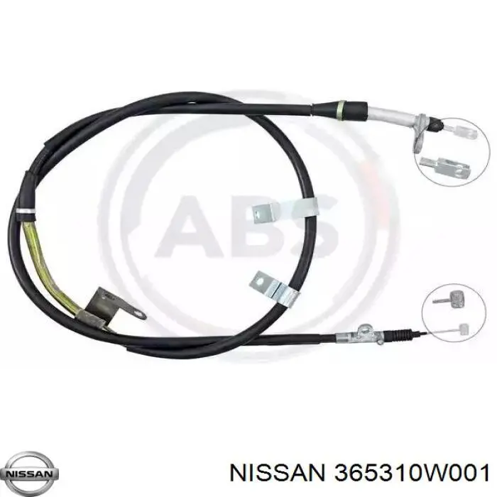 365310W001 Nissan/Infiniti Трос ручного тормоза