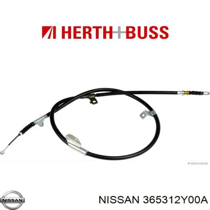 Трос ручного тормоза задний Nissan/Infiniti 365312Y000 цена, от 19.27 USD