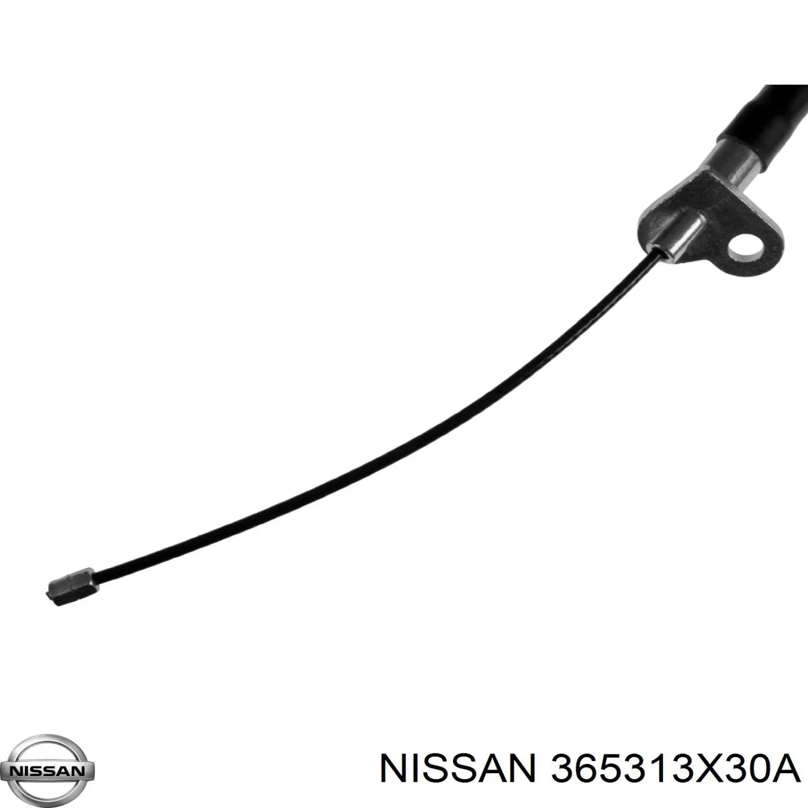 365313X30A Nissan трос ручного тормоза задний левый