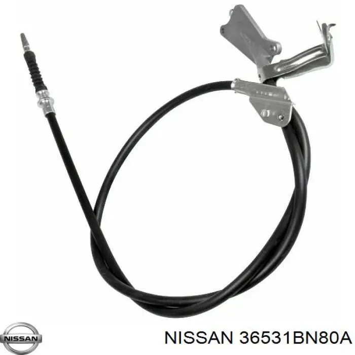 Трос ручного тормоза задний Nissan/Infiniti 36531BN80A цена, от 19.22 USD